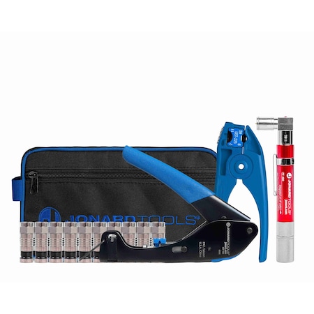 Jonard Tools Coax Cable Install and Test Kit TK-77